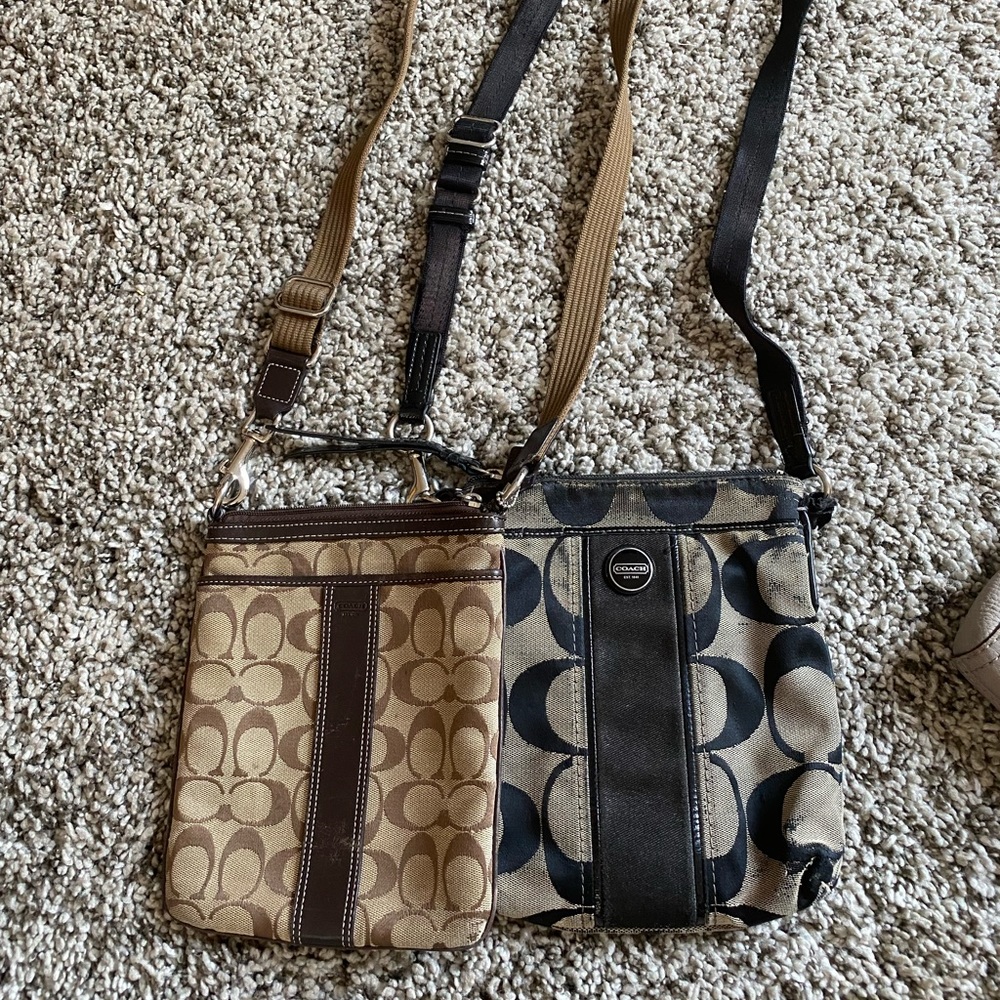 Two authentic coach purses